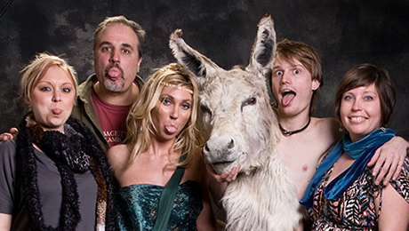 Titania and Bottom cast and crew shot