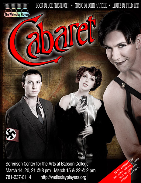 Cabaret Poster for Wellesely Players