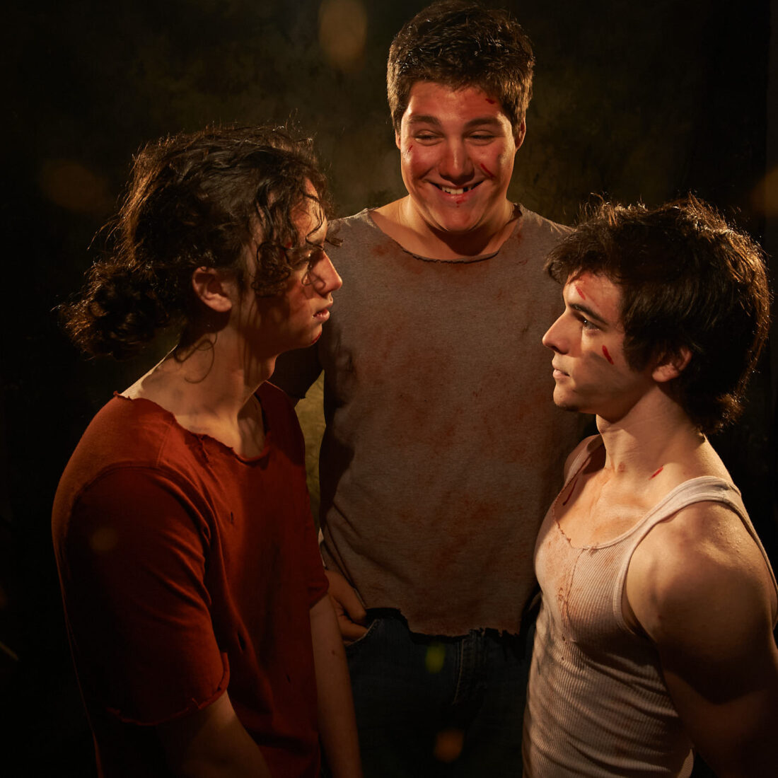 Blooper during Dramatic Theatrical Poster Imagery brand shoot for Someone Who'll Watch Over Me
