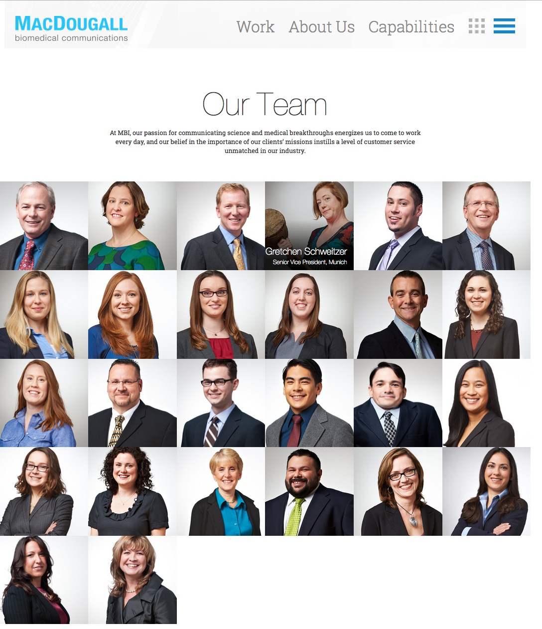 Portraits for Biotech firm