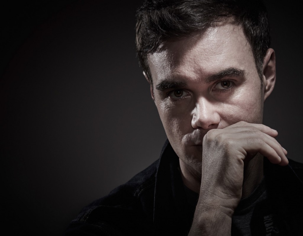 Dramatic headshots for actor Brett Leigh