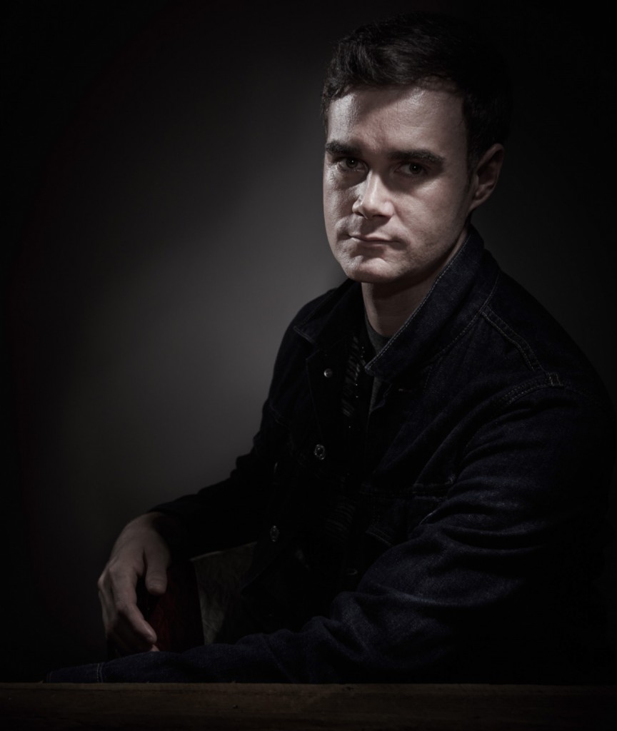 Dramatic headshots for actor Brett Leigh