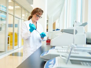 Working on the Lab Bench