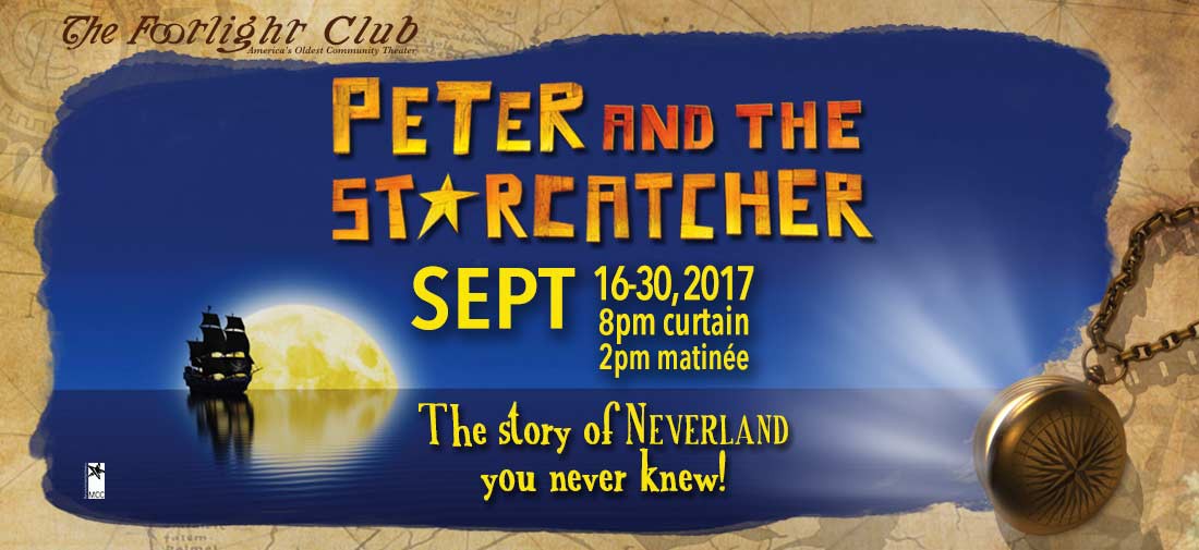 Peter and the Starcatcher poster by Matt McKee for The Footlight Club