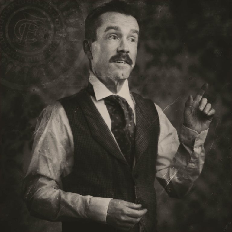 Tintype photograph for Footlight Club's In the Next Room or The Vibrator Play