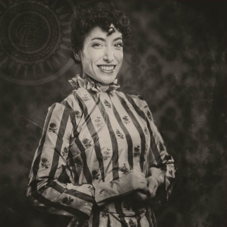 Tintype photograph for