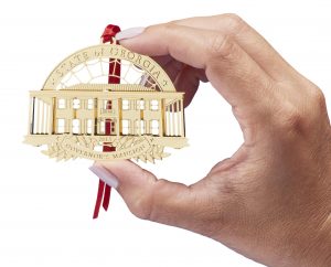 Laser cut ornament on white