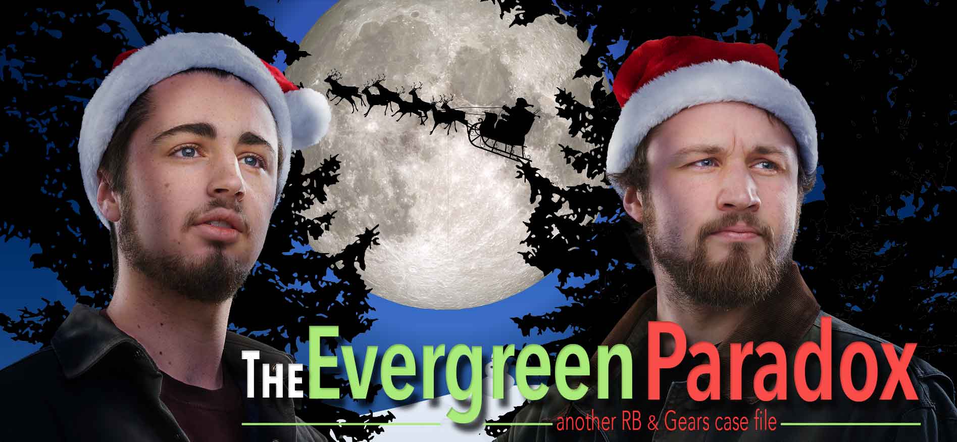 McKee Photography Studio Holiday Card: Rocketboy and Gears The Evergreen Paradox