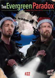 McKee Photography Studio Holiday Card: Rocketboy and Gears The Evergreen Paradox front of card
