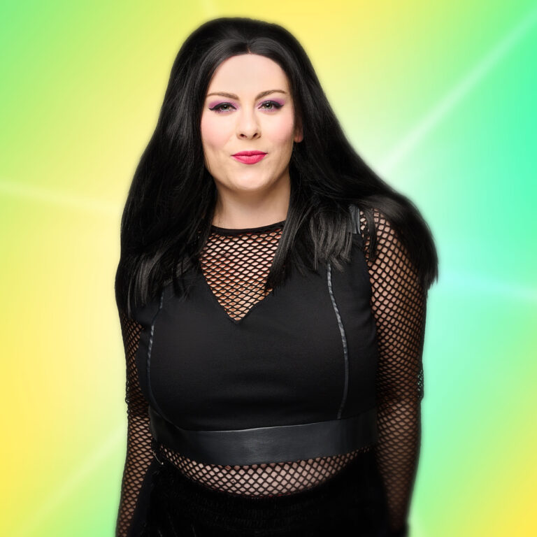 Kelsey Tidball as Erato, Footlight Club Production of Xanadu