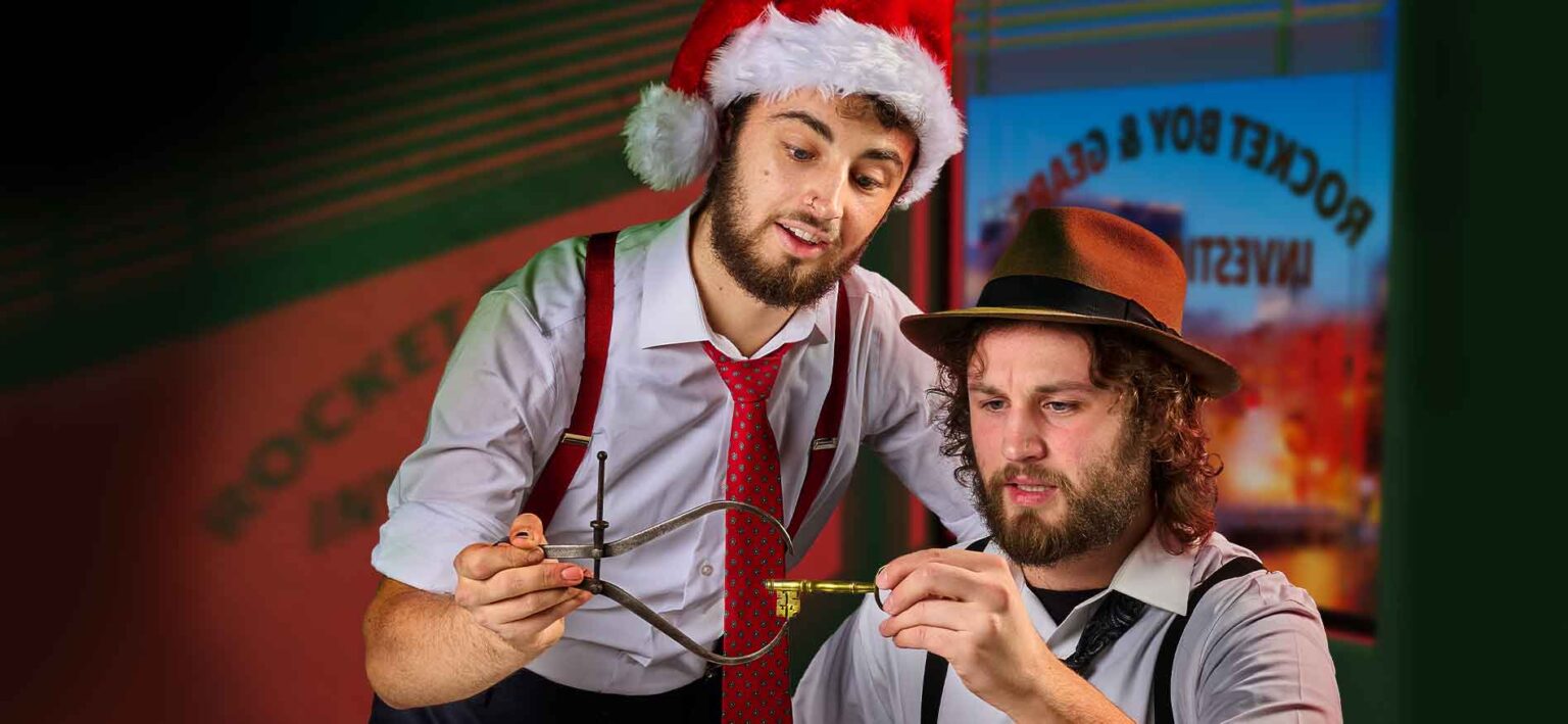 The Man in Red has a new mission for the boys when a mysterious key gets delivered. Only one clue: “SHARE!” Who is behind the plot to steal the key? Where is the Lost Workshop? And, why do the boys always end up in the middle of these incredible stories? It’s time to join RocketBoy and Gears as they start another great adventure in The Case of the Frosted Key Be sure to check out all the behind the scenes and stories from their past adventures online at mckeephotography.com/christmas