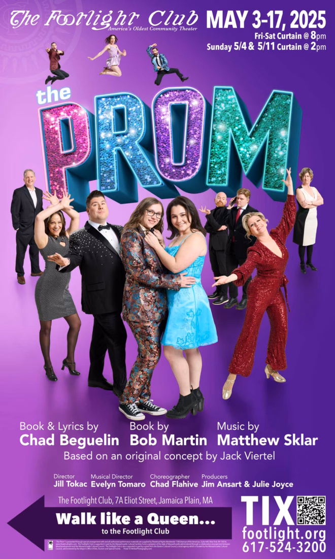 Built from the Brand Library, the poster for The Prom